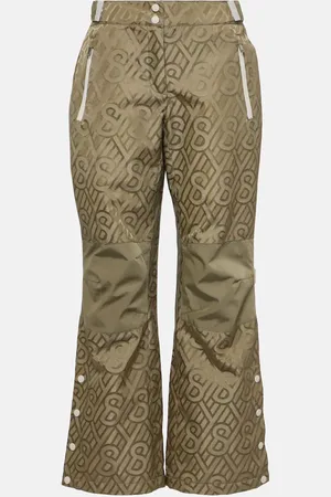 YVES SALOMON Pantalon de ski imprimé à logo