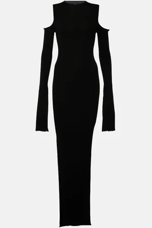 Rick Owens Robe longue en laine vierge