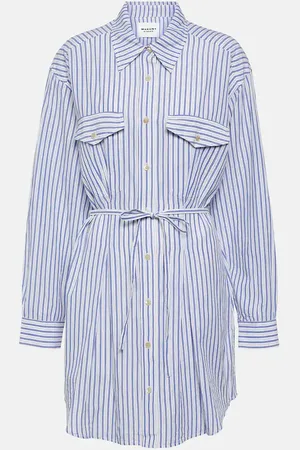 Marant Etoile Robe chemise Liliane rayée