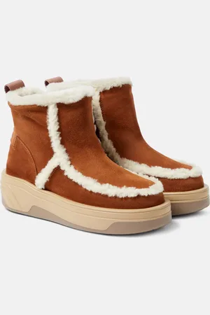 Bogner Bottines Astana en daim et shearling