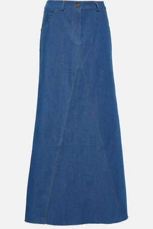 AYA MUSE Jupe longue Pilla en jean