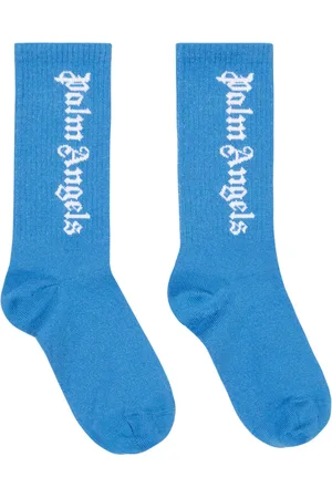 Palm Angels Chaussettes en coton mélangé à logo