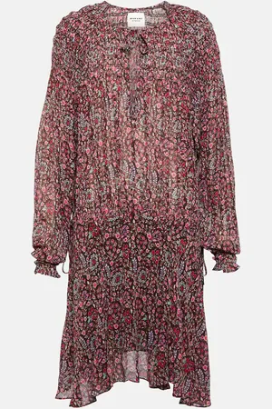 Marant Etoile Robe Noanne à motif cachemire