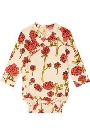 Mini Rodini Bébé – Body en coton mélangé à fleurs