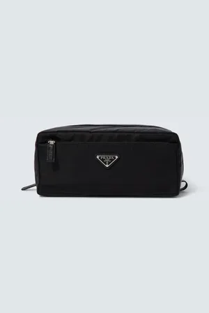 Prada Trousse de toilette Re-Nylon en cuir