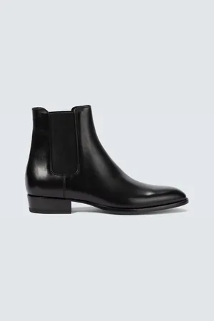 Saint Laurent Bottines Chelsea Wyatt en cuir