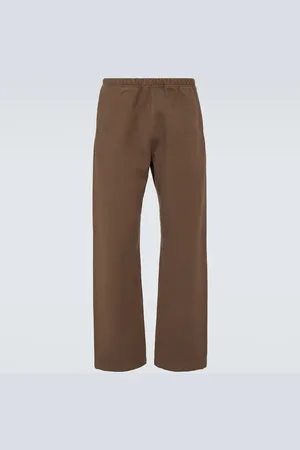 Auralee Pantalon de survêtement en coton mélangé