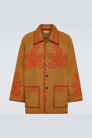 BODE Veste Field Maple brodée en coton