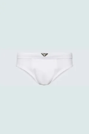 Prada Slip rayé en coton
