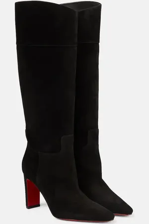 Christian Louboutin Bottes Supra Botta 85 en daim