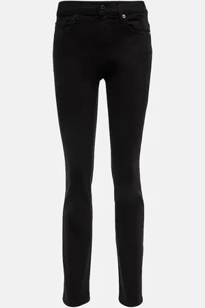 7 for all Mankind Jean slim Roxanne à taille mi-haute