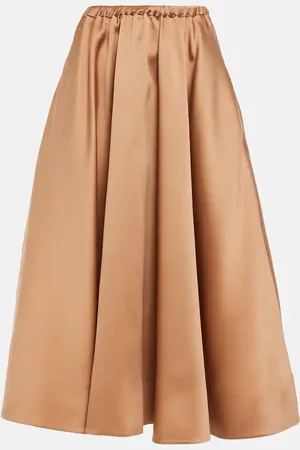 VALENTINO Jupe midi en satin