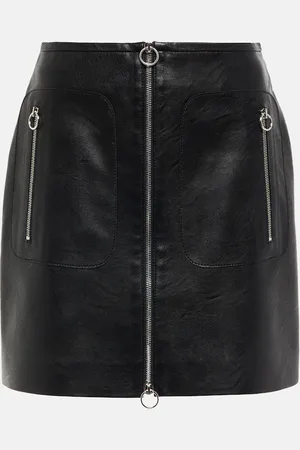 Stella McCartney Mini-jupe en cuir synthétique