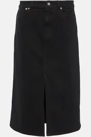 Proenza Schouler Jupe midi White Label Sloan en jean