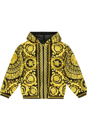 VERSACE Veste à capuche Barocco imprimée