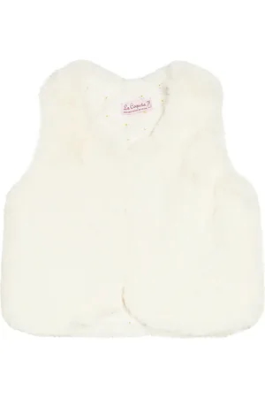 La Coqueta Bébé – Veste sans manches Eva en fourrure synthétique