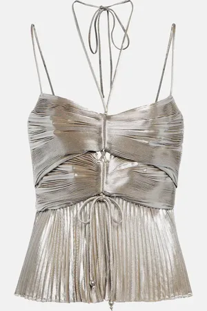 Altuzarra Top Justin en lamé