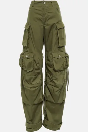 The Attico Pantalon cargo Fern en coton