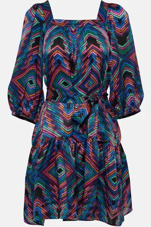 ERES Robe Nightclub imprimée en satin de soie
