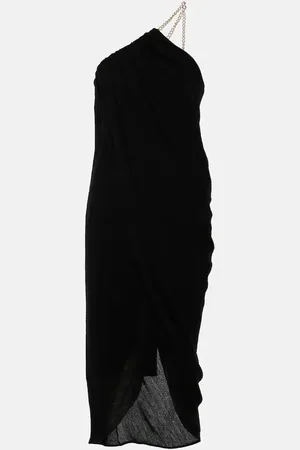 Chloé Chloé Robe midi asymétrique en laine vierge