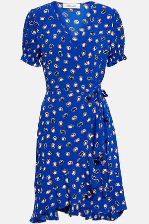 Diane von Furstenberg Robe portefeuille Emilia imprimée