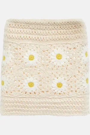 Alanui Mini-jupe Daisy en crochet