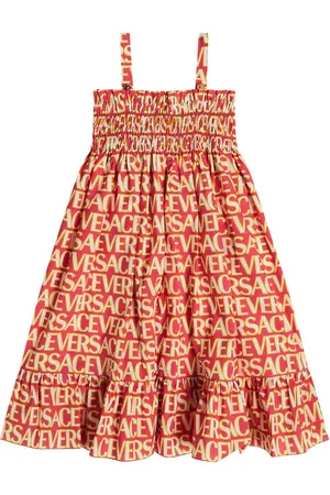 VERSACE Robe imprimée en coton
