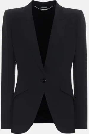 Alexander McQueen Blazer en crêpe
