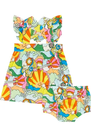 Stella McCartney Bébé – Ensemble robe et culotte bloomer en coton