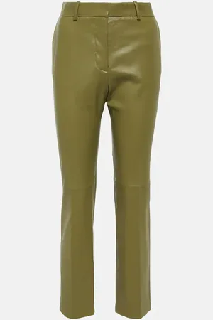 Joseph Pantalon droit Coleman en cuir