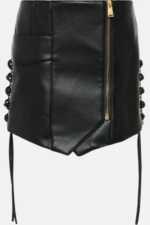 Simkhai Mini-jupe en cuir