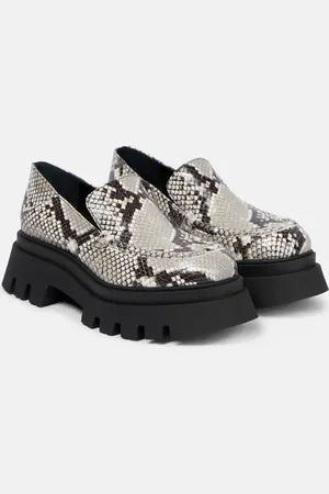 Dorothee Schumacher Mocassins à plateforme en cuir embossé