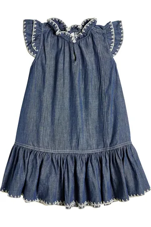 ZIMMERMANN Robe Devi brodée en jean