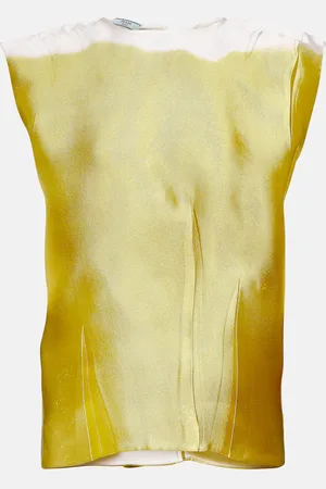 Prada Blouse en soie mélangée