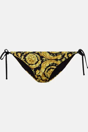VERSACE Culotte de bikini Barocco imprimée