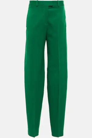 The Attico Pantalon ample en laine mélangée