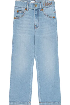 Chloé Chloé Kids Jean droit brodé