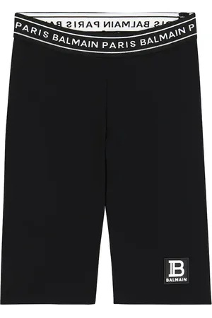 Balmain Short cycliste à logo