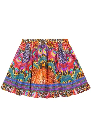 Camilla Jupe Xanadu Rising imprimée en coton
