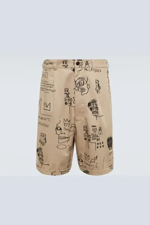 JUNYA WATANABE X Basquiat – Short imprimé en coton