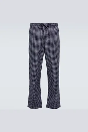 DEREK ROSE Pantalon de pyjama en coton à carreaux