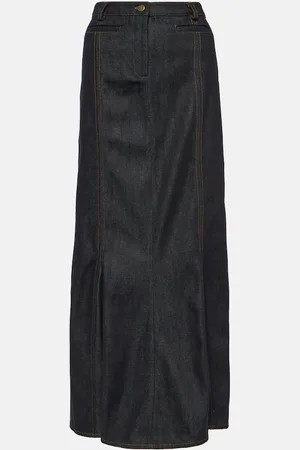 AYA MUSE Jupe longue Alis en jean
