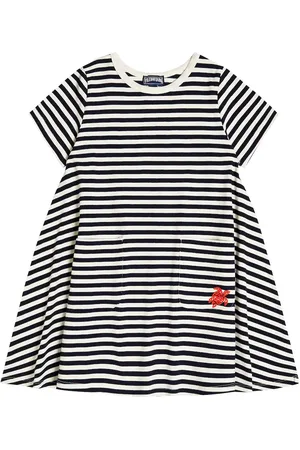 Vilebrequin Robe rayée en coton