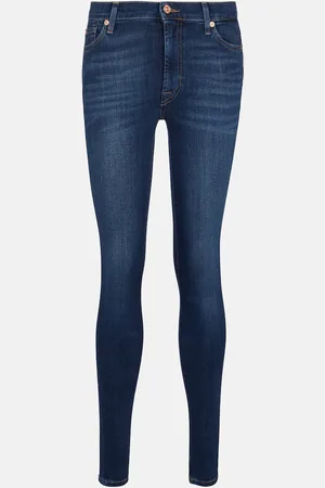 7 for all Mankind Jean skinny Slim Illusion Luxe à taille haute