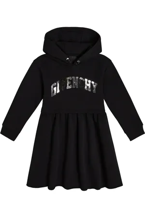 Givenchy Robe sweat-shirt en coton mélangé à logo