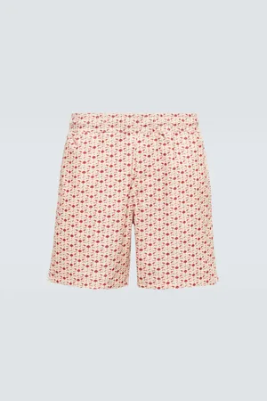 Orlebar Brown Short Louis en velours côtelé imprimé