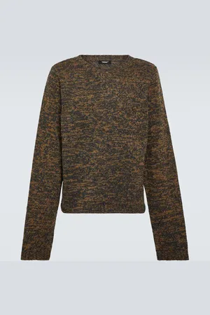 UNDERCOVER Pull en laine intarsia