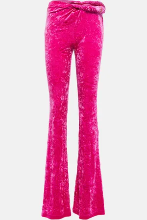 VERSACE Pantalon évasé en velours