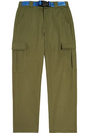 OFF-WHITE Pantalon cargo en coton à logo