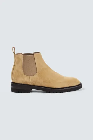 Manolo Blahnik Bottines Chelsea Brompton en daim
